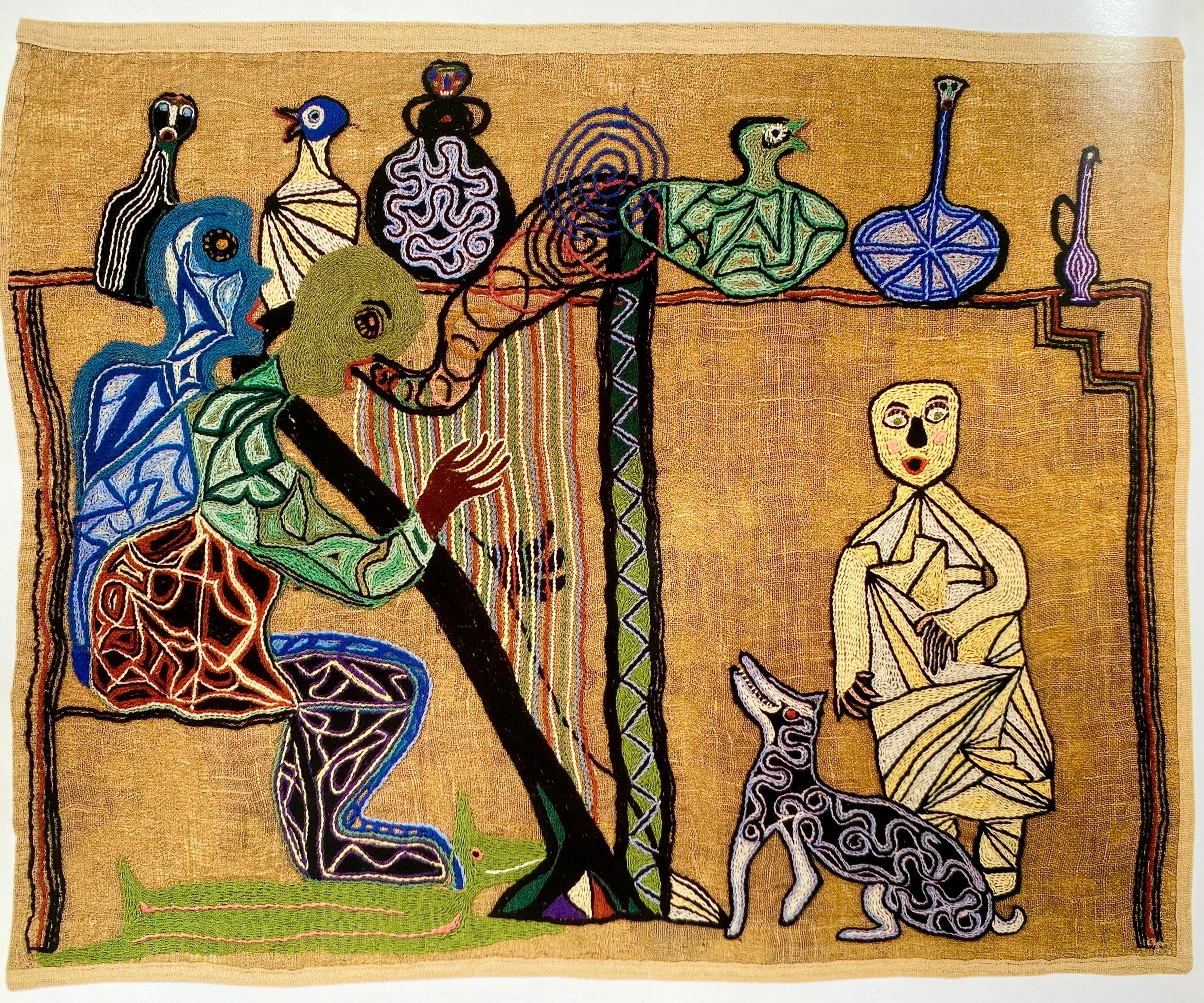 Arpillera: La cantante calva